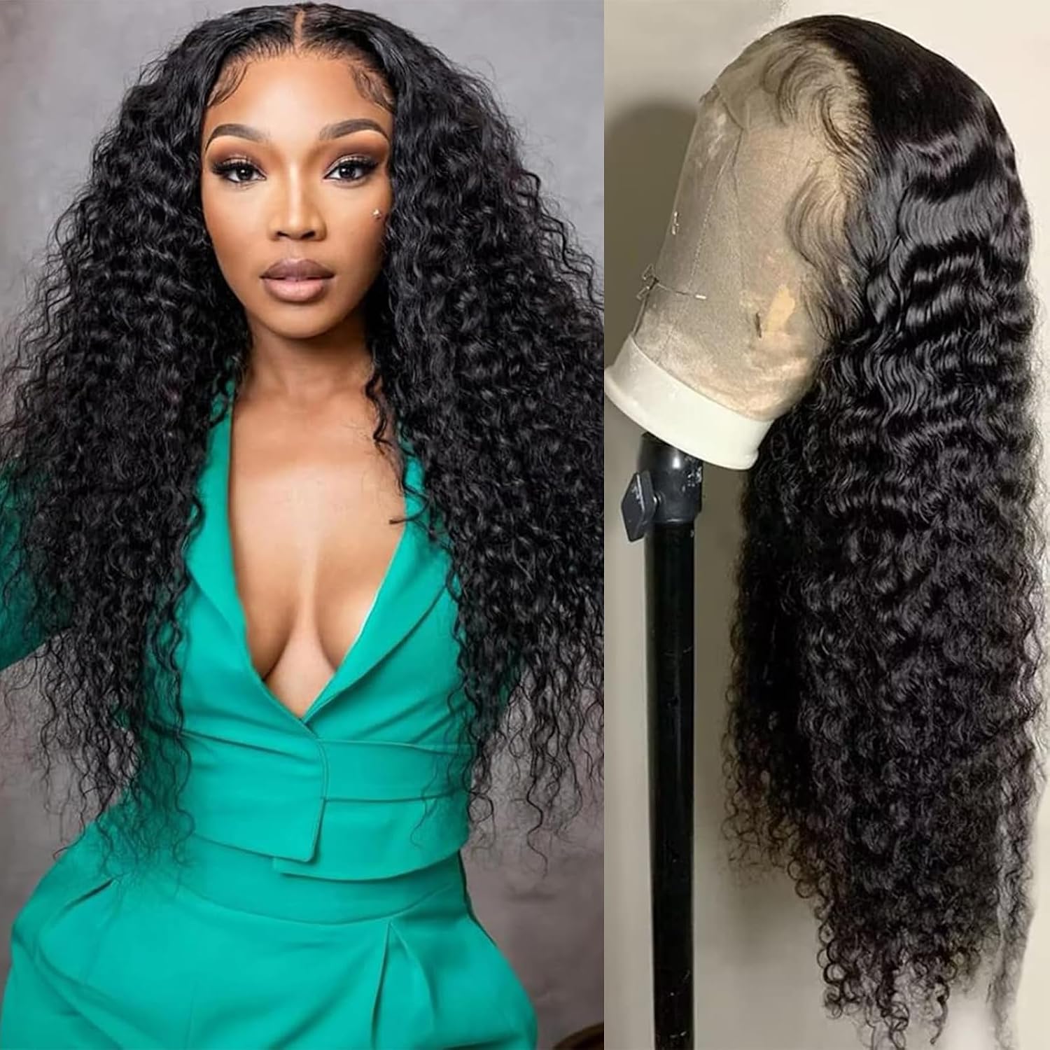 13x6 Deep Wave Lace Front 22 Inch (Budget)
