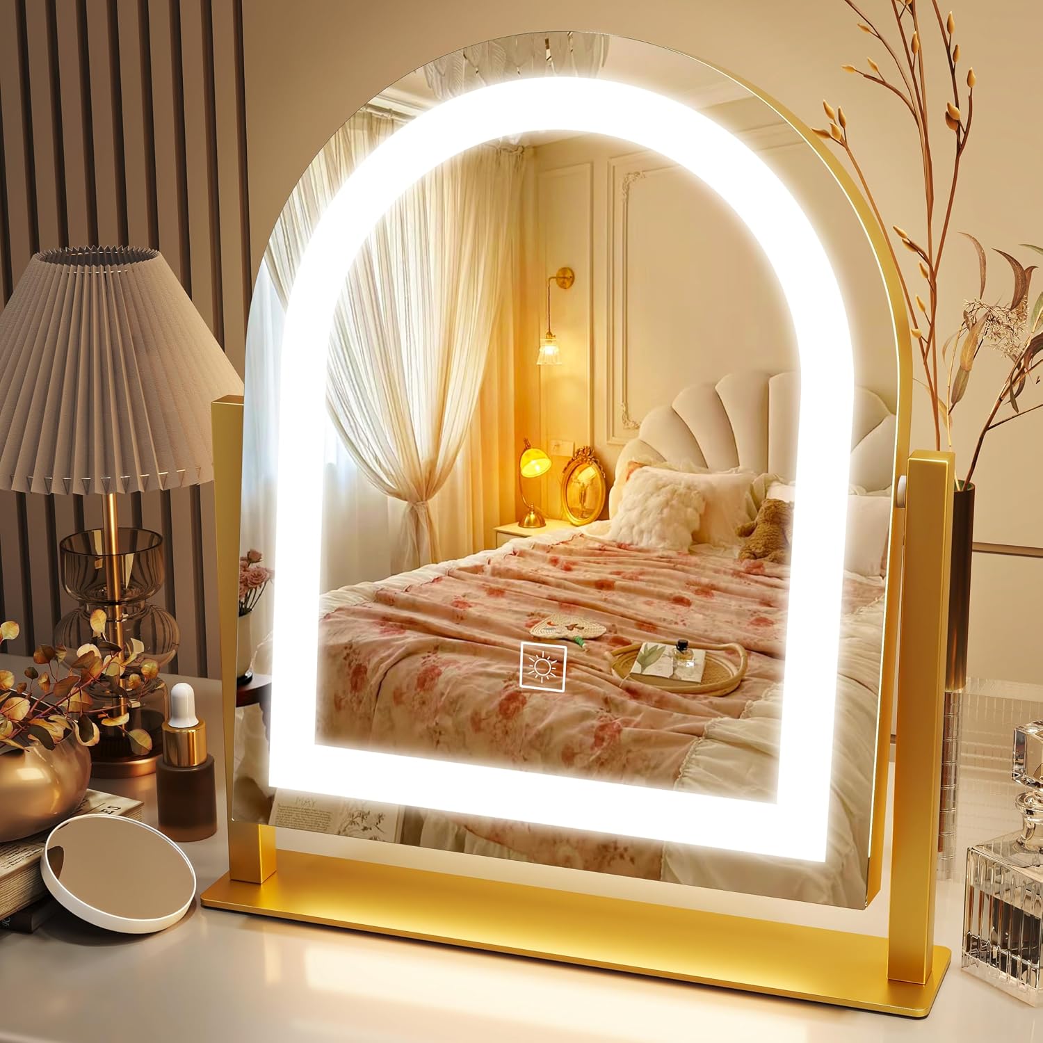 ROLOVE 15" x 13" LED Vanity Mirror