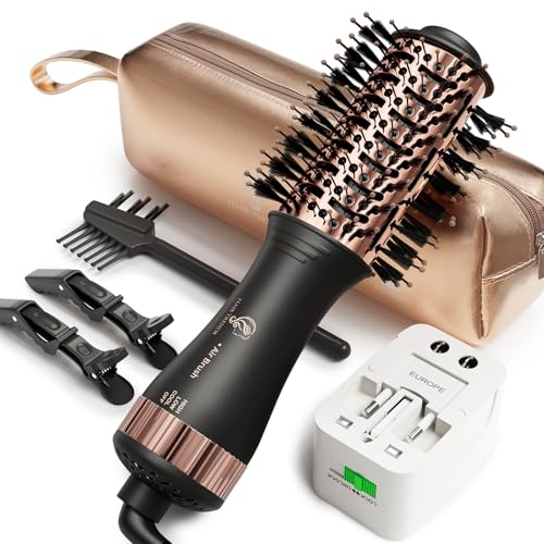 110-240V Travel Brush Hair Dryer