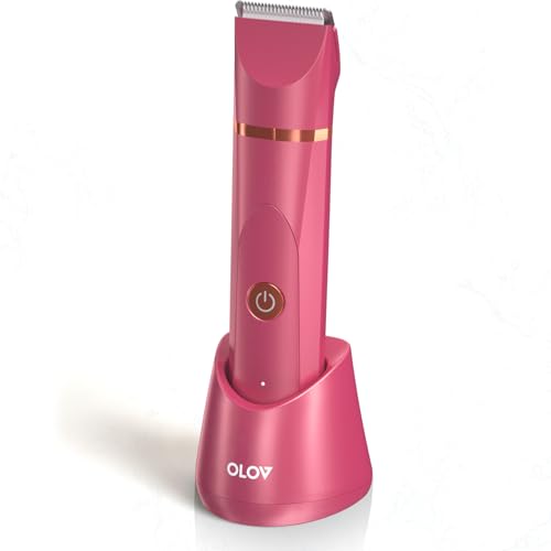OLOV Electric Body Hair Trimmer (Red)