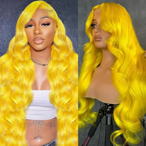 Boumon Yellow 13x4 Body Wave Wig
