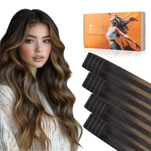 DOORES Invisible Tape in Hair Extensions Human Hair Invisi Edge