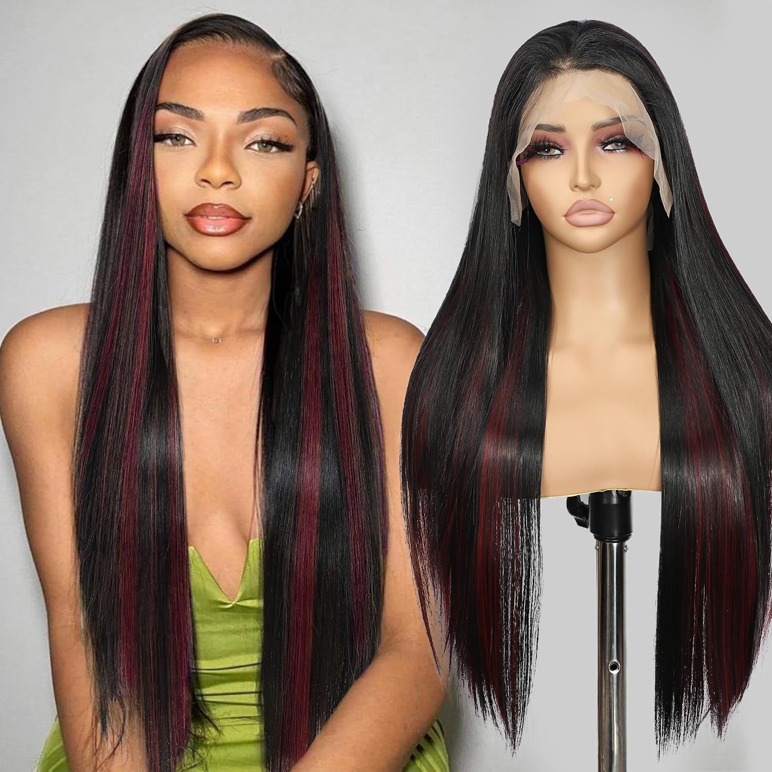 SAPPHIREWIGS 13x6 Highlight Red Wig