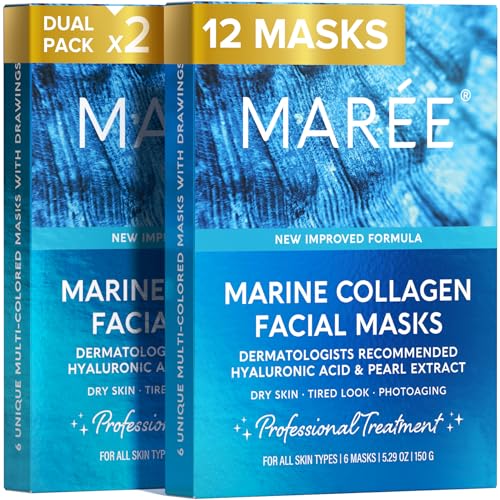 MAREE Collagen Facial Mask (12 Count)