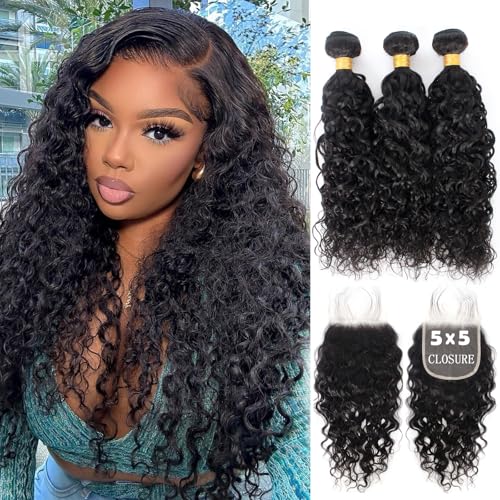 FASHION VILA 12A Water Wave w/5x5 Closure