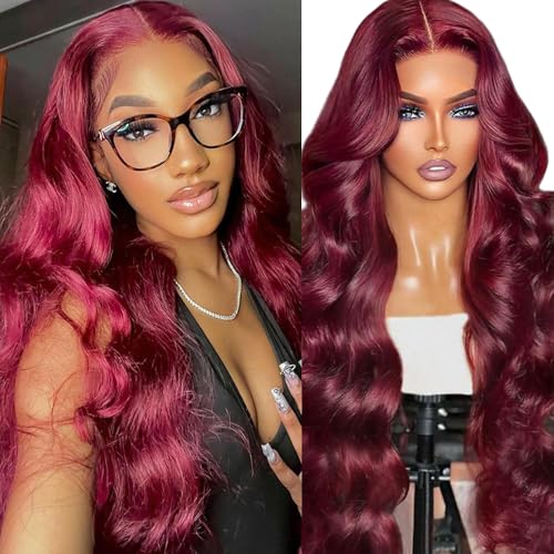 JTMMP 13x6 99J Burgundy HD Lace Front