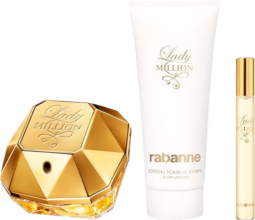Paco Rabanne Lady Million 3 Piece Gift Set