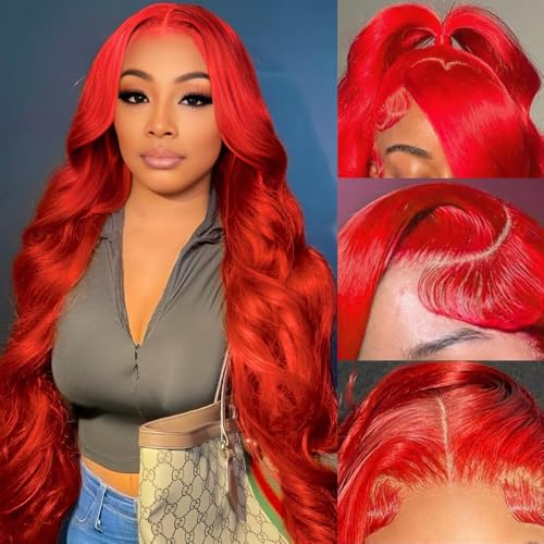 30 Inch Red Mululi Wig