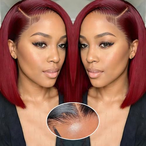 99J Burgundy Bob Wig