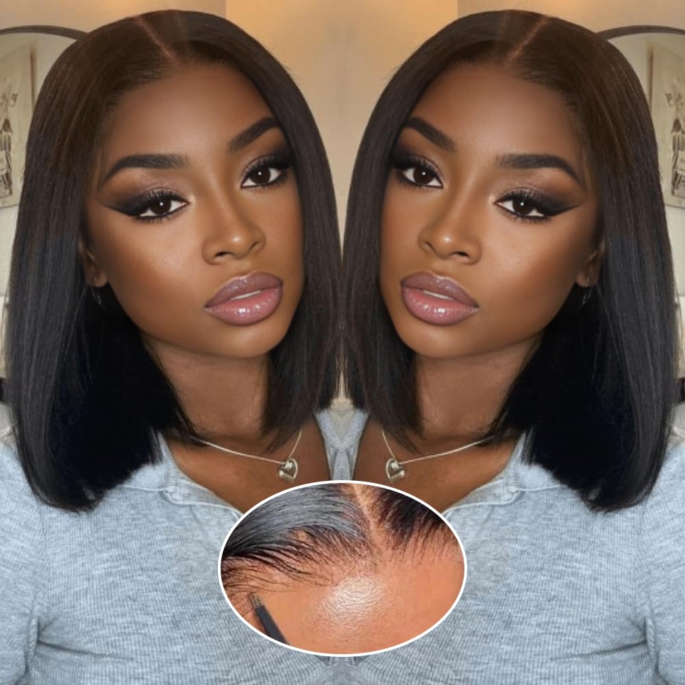 Bob Wig Human Hair 14 inch
