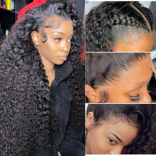 250% 13x6 HD Transparent Curly Wig