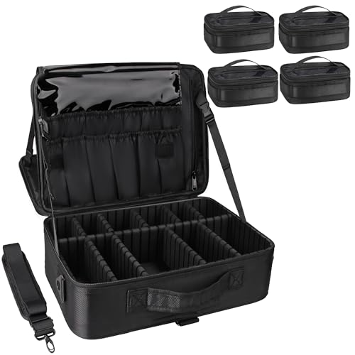 MONSTINA Large Capacity Makeup Case