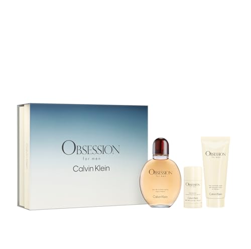 Calvin Klein Obsession for Men Eau de Toilette  Ambery Men's Cologne  With Notes of Bergamot, Mandarin, Lavender & Musk  Long Lasting Fragrance