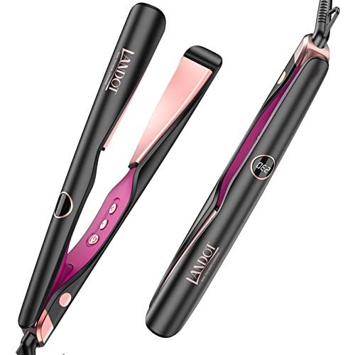 LANDOT 2-in-1 Hair Straightener and Curler