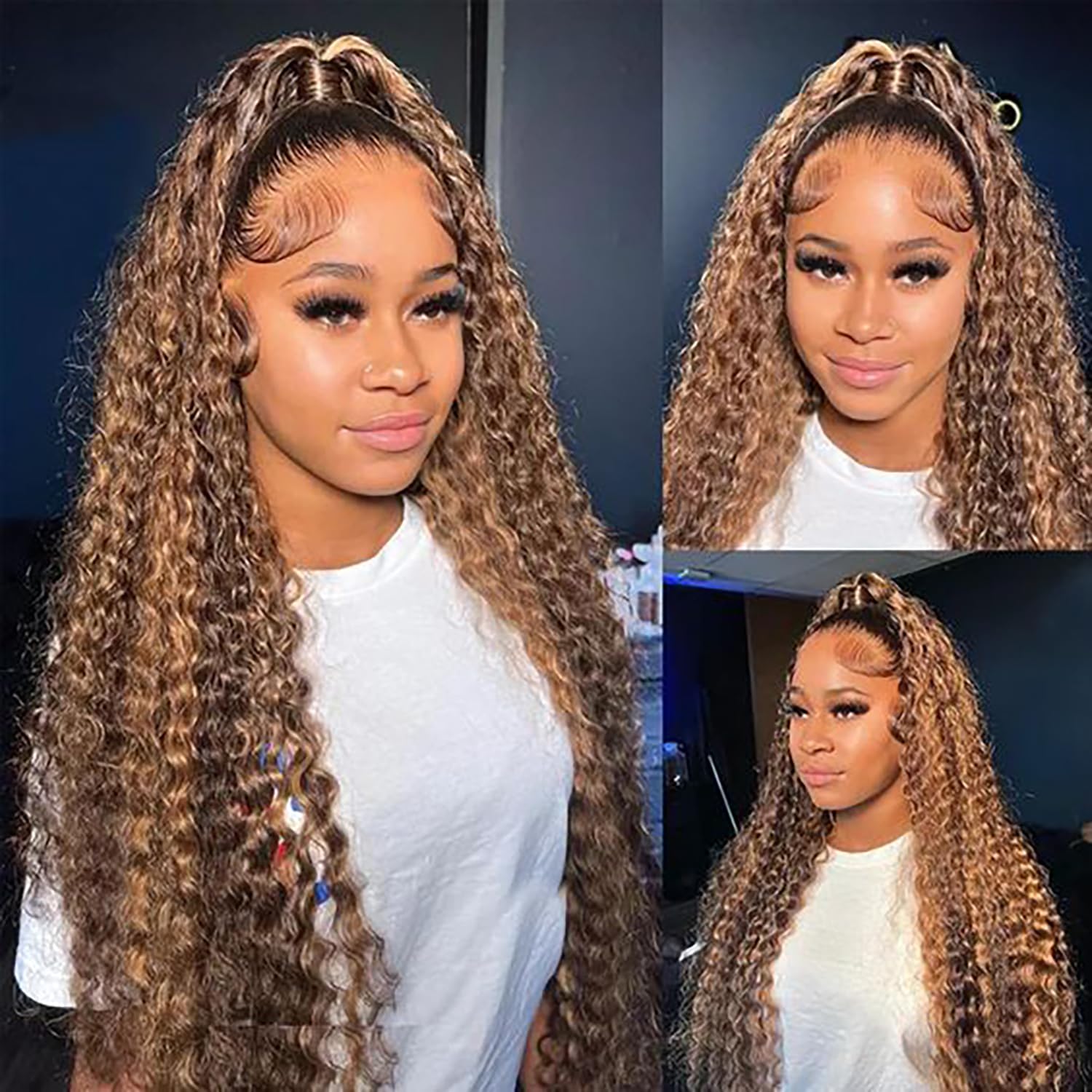 Highlight Ombre Lace Front Wig 20in