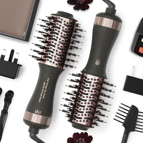 Madremia Travel Dual Voltage Blow Hair Dryer Brush