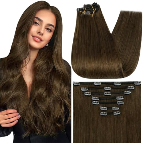 Full Shine 7 Pcs Brown Human Hair (Premium)