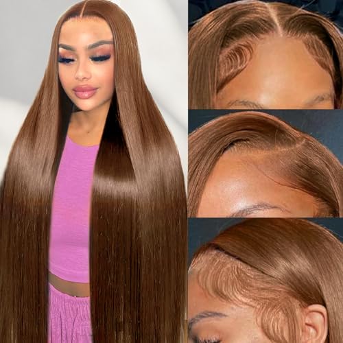 Cypha 28" Chocolate Brown Lace Front