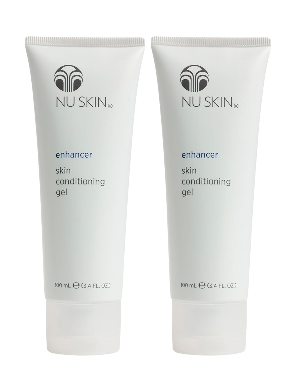 Nu Skin Enhancer Skin Conditioning Gel | Aloe Vera-Infused Soothing Formula for Ultimate Skin Comfort, Hydration, and Versatility in Skincare Routines | Lightweight Moisturizer | 3.4 Fl Oz | 2 Pack