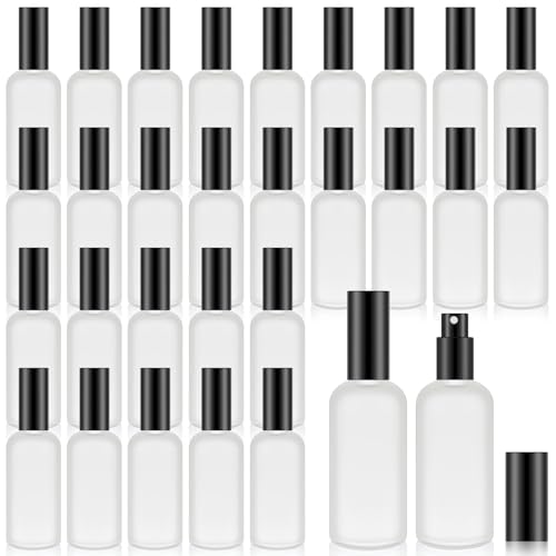 Roshtia 30 Pcs 3.4 oz Black Glass