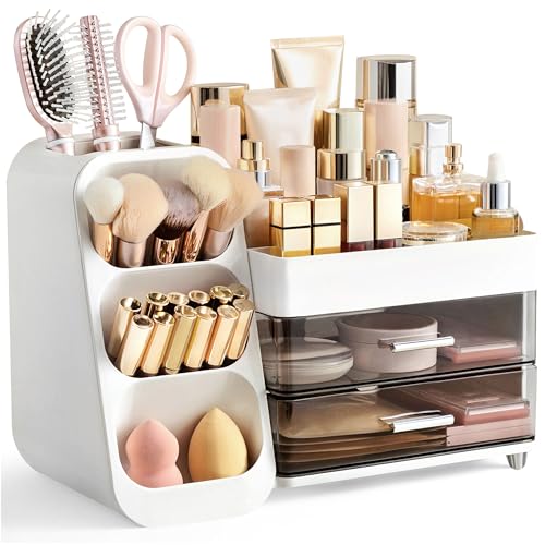 HBlife Makeup Organizer with Brush Holder