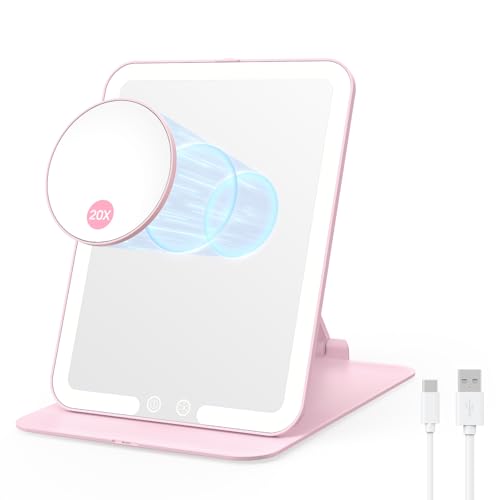 Benbilry Foldable Travel Mirror (Pink)
