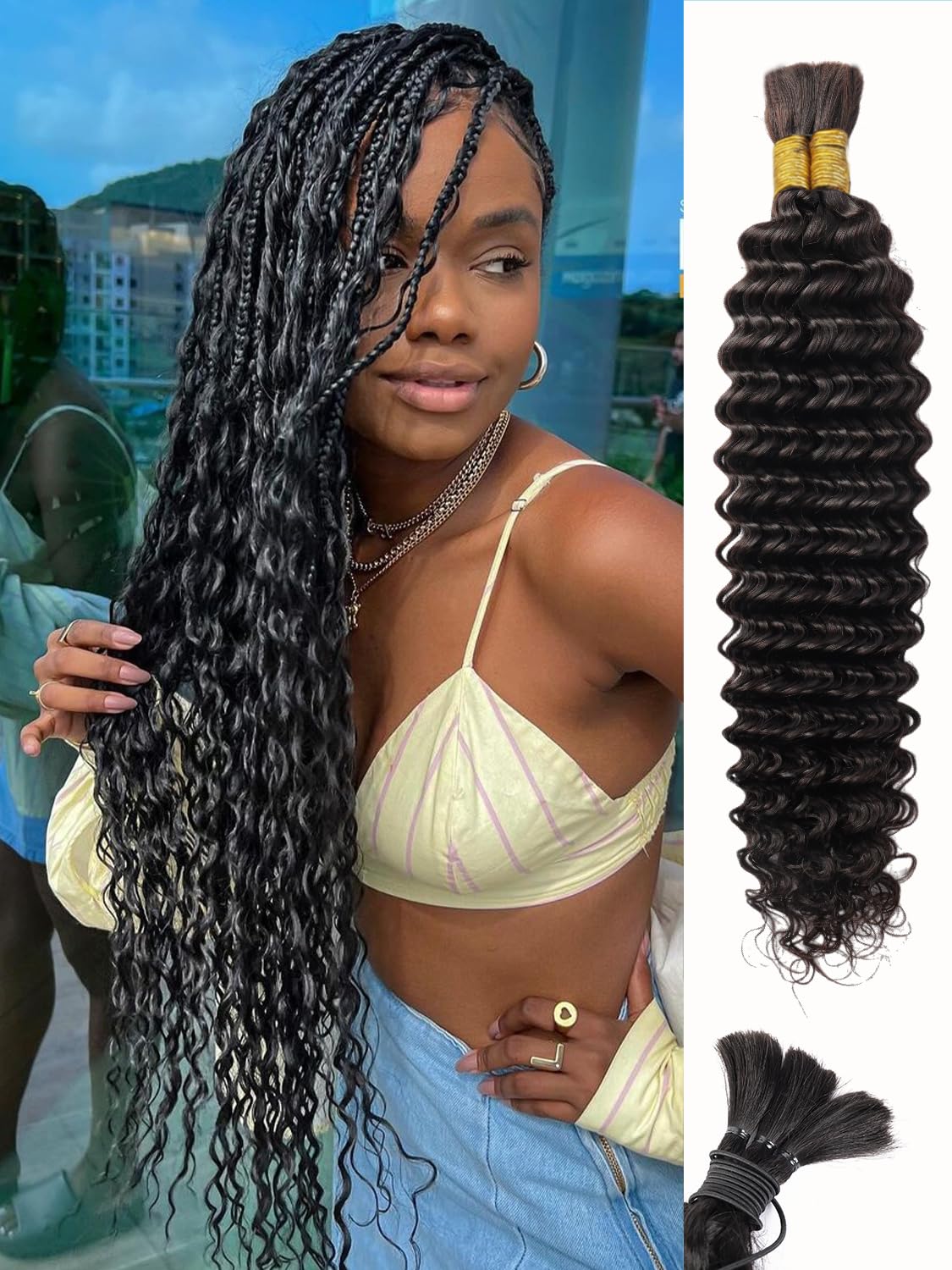 Human Braiding Hair 100g 20"