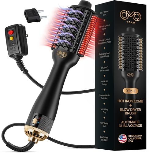 OMOteam Blowout Brush Hair Dryer