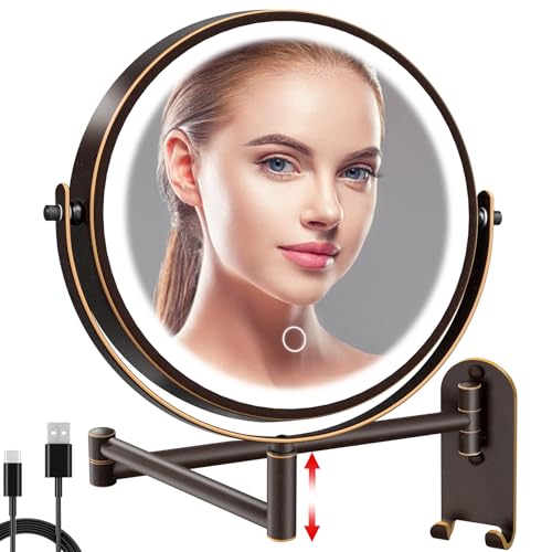 CONLWIN 8" Wall Mounted Lighted Mirror