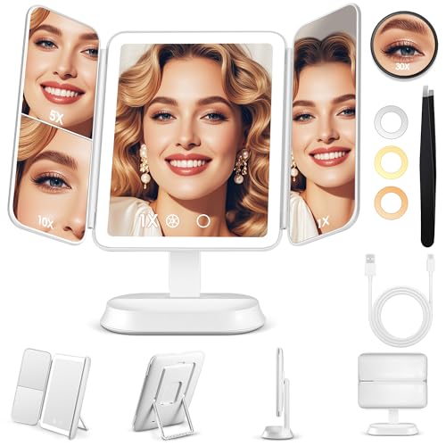 GOMIPURU Lighted Makeup Mirror
