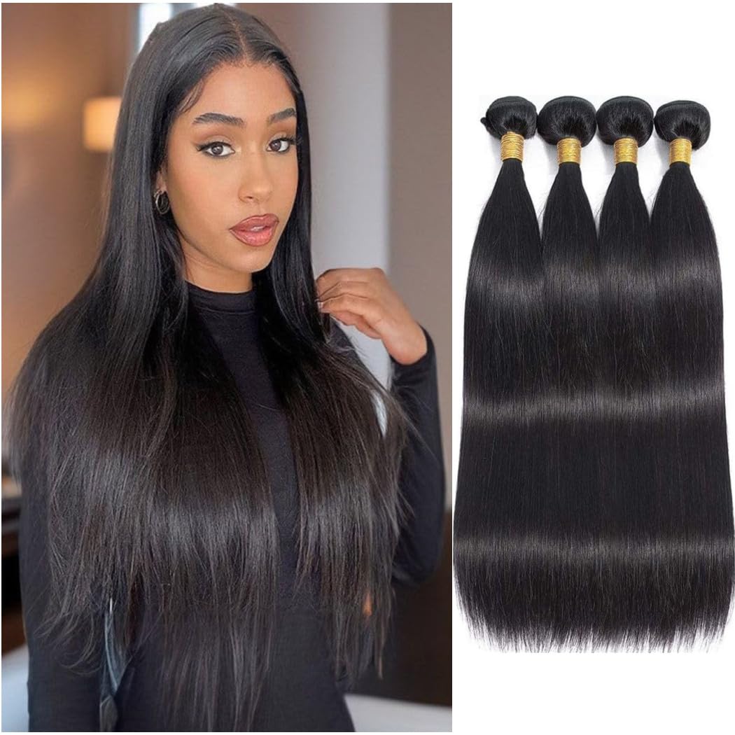 feibin Straight Human Hair Bundles