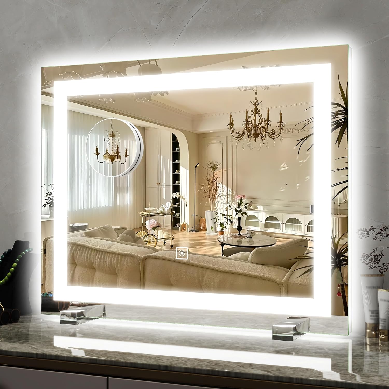 ROLOVE 22x20 Lighted Vanity Mirror