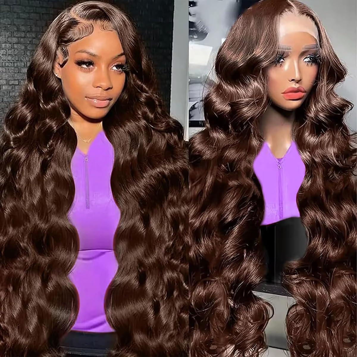 RuiShu 30 Inch Chocolate Brown (30")
