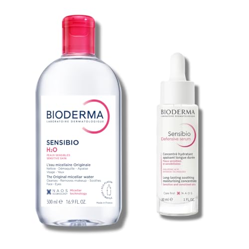 Bioderma - Sensibio - H2O Micellar Water - Makeup Remover Cleanser - Face Cleanser for Sensitive Skin