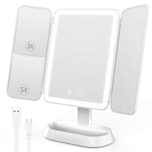 FRANO Rechargeable Trifold Mirror