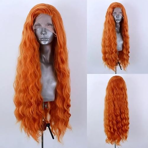 Long Water Wave #2735 Orange Wig