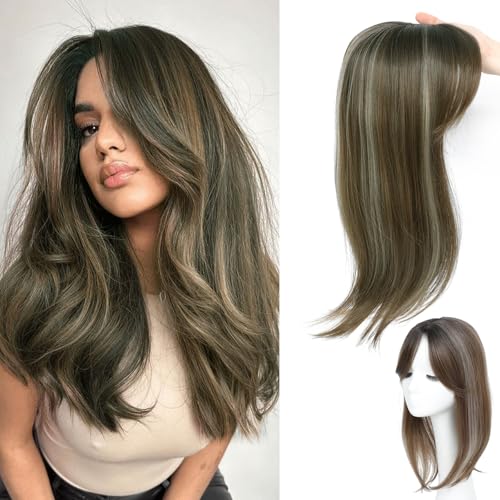 RMYHIG 360 3D Hair Topper (Dark Brown Mix)
