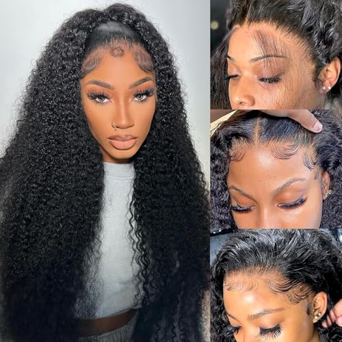GLOWNINA 13x4 Deep Wave Lace Front Wig