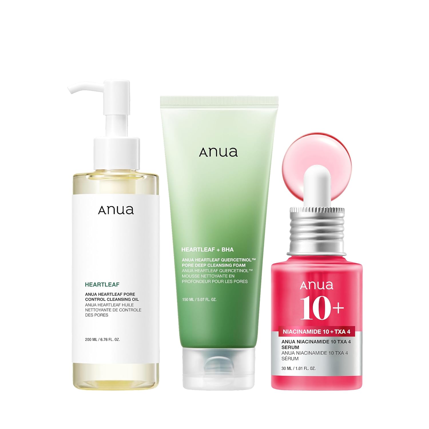Anua 3-Step Glass Skin Set