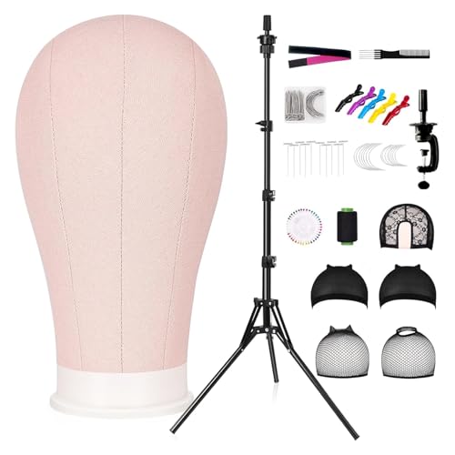 GHWMYD 22" Canvas Wig Head