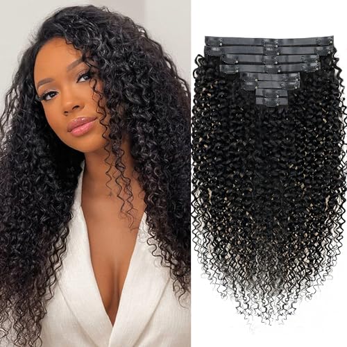 Mihugass 18 Inches Seamless Kinky Curly (18 inch)
