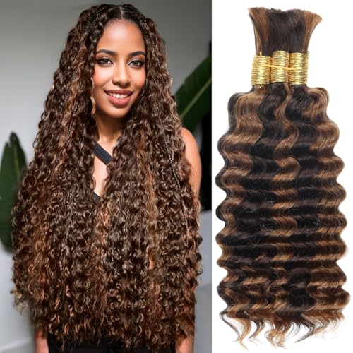 Human Braiding Hair 3 Bundles Highlight (Premium)