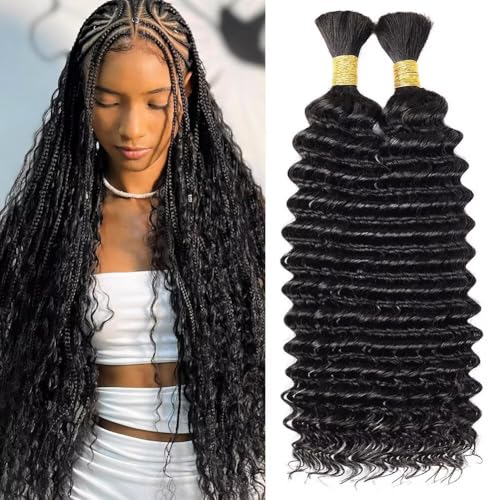 Human Braiding Hair 20 Inch Natural Black
