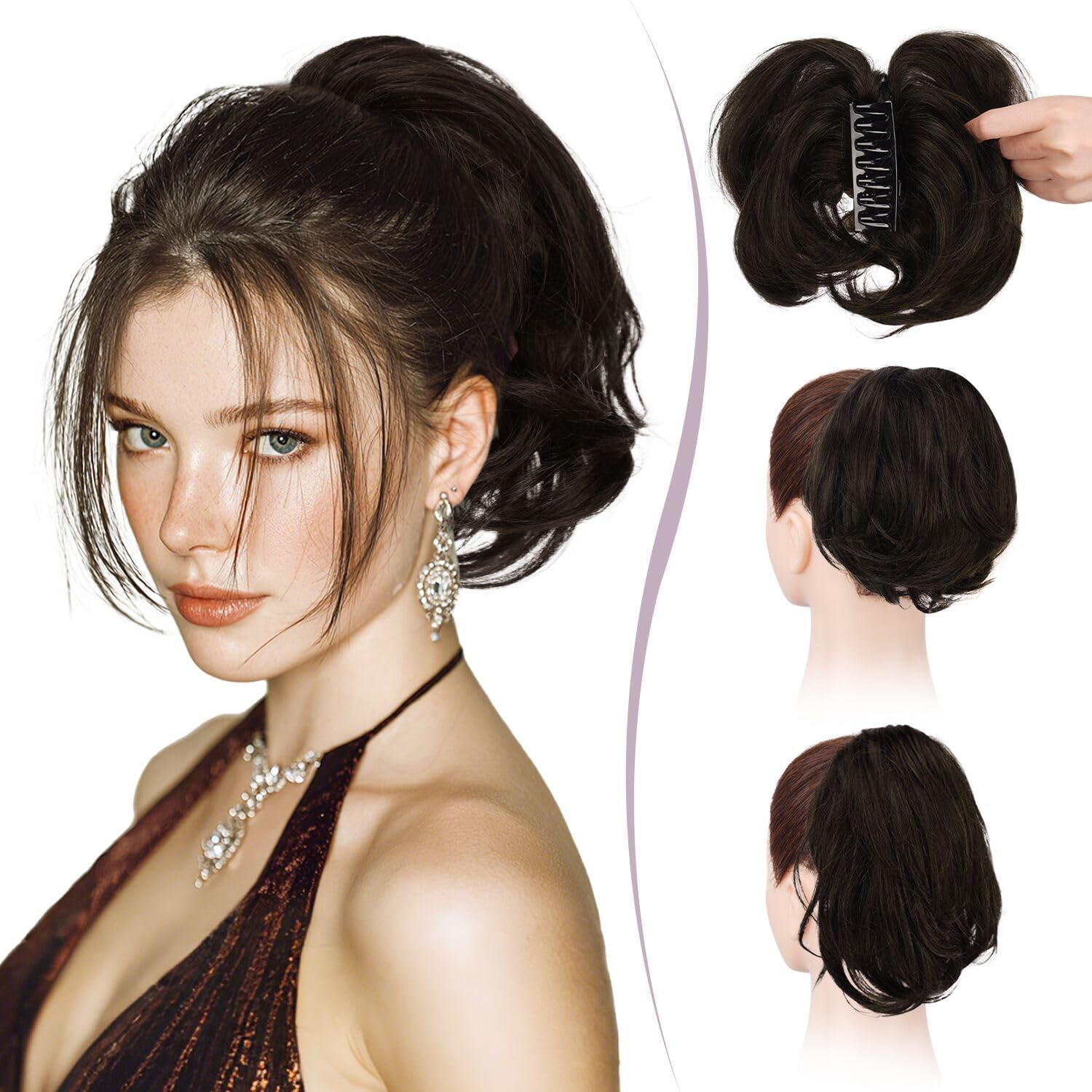 RUWISS 9 Inch Brown Black