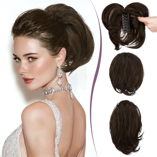 RUWISS 9" Dark Brown Ponytail