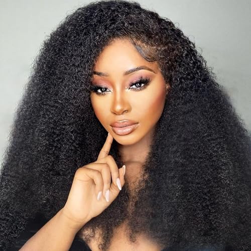 CanaryFly Afro Kinky Curly Half Wig (22inch)