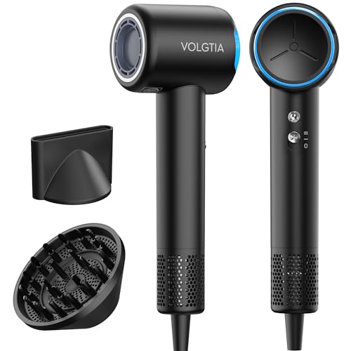 Volgtia Hair Dryer with Diffuser for Curly Hair