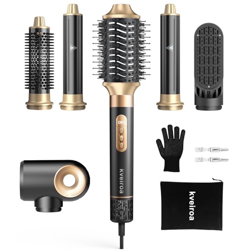 Kveiroa 6-in-1 Hot Air Brush