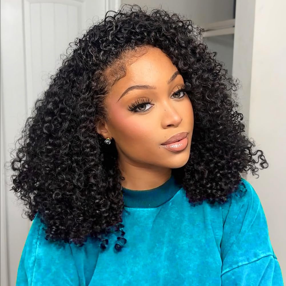 OWNROSE 3-in-1 Half Wig 16 Inch
