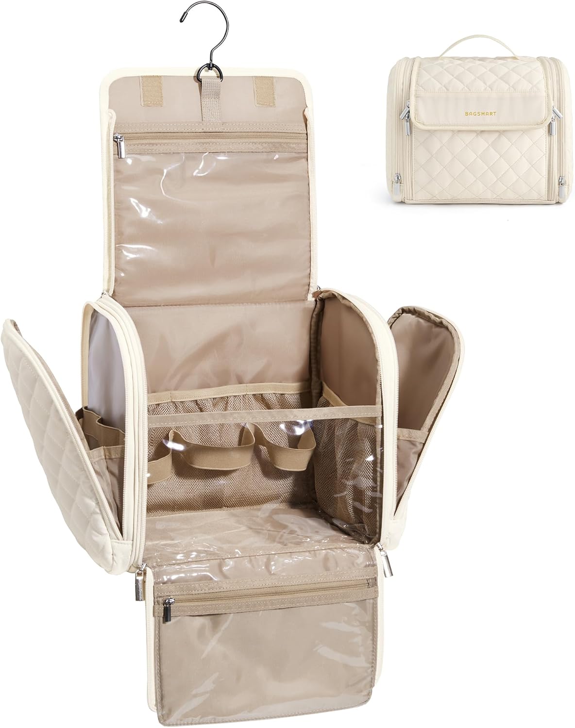 BAGSMART Travel Toiletry Bag